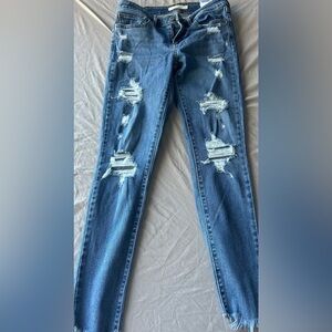 Distressed Blue Women's Jeans from Levi